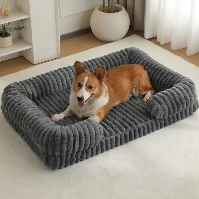 Calming Dog Bed Orthopedic Memory Foam Sofa Couch
