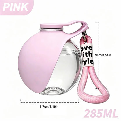 Dog and Cat Drinking Bowl, with Lanyard and Hook, Compact, Pet Feeder