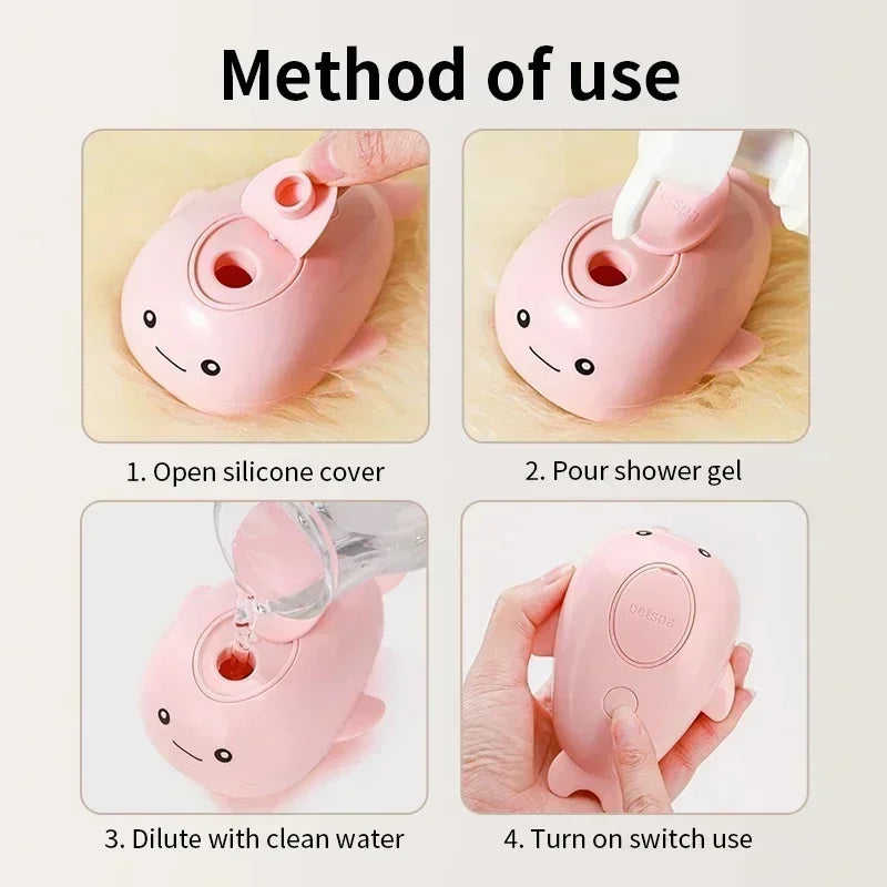 3 in 1 Pet Steam Brush Cat Dog Steamy Spray Massage