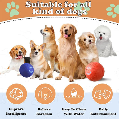 Smart Dog Toy Ball Automatic Interactive Pet Chew Toy