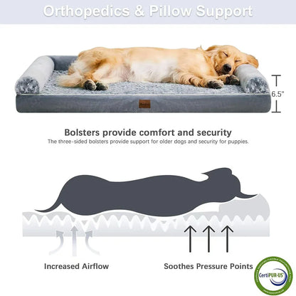 Dog Bed Memory Foam Mat Dog Accessories Waterproof