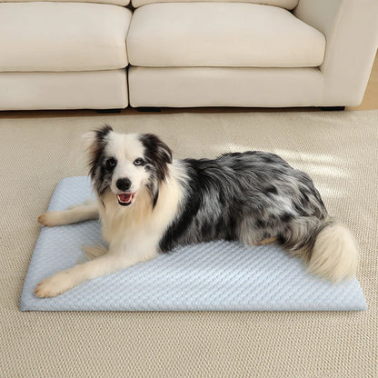New Summer Ice Silk Cooling Pet Mat Thick Breathable Dog Bed Pad