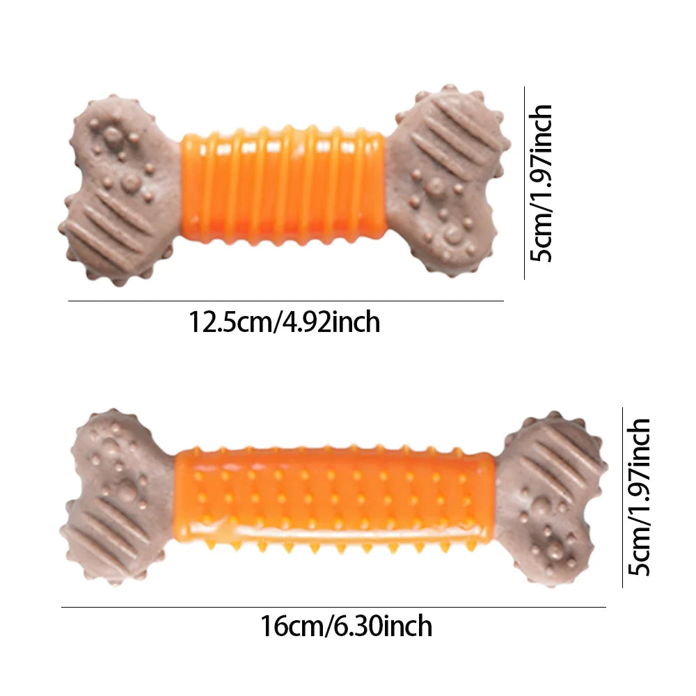 Dog Pet Toy Self-Entertainment TPR Bone-Shaped