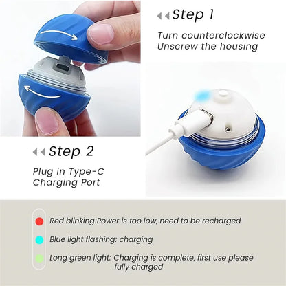 Smart Dog Toys Ball Electronic Interactive Pet Toy Moving Ball