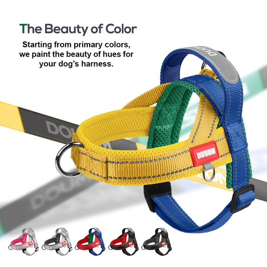 Dog Harness No Pull Saddle-Style Small Medium Dogs Walking