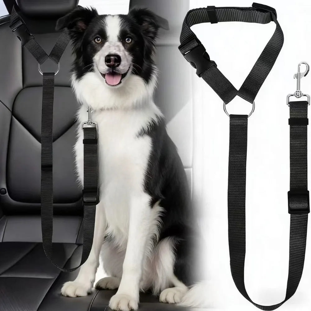Pet Car Seat Belt, Nylon Leash, Rear Seat Belt