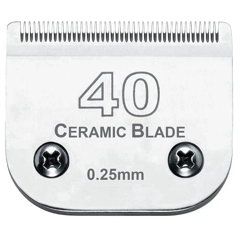 Detachable Pet Grooming Dog Trimmer Replacement Ceramic Blade Compatible