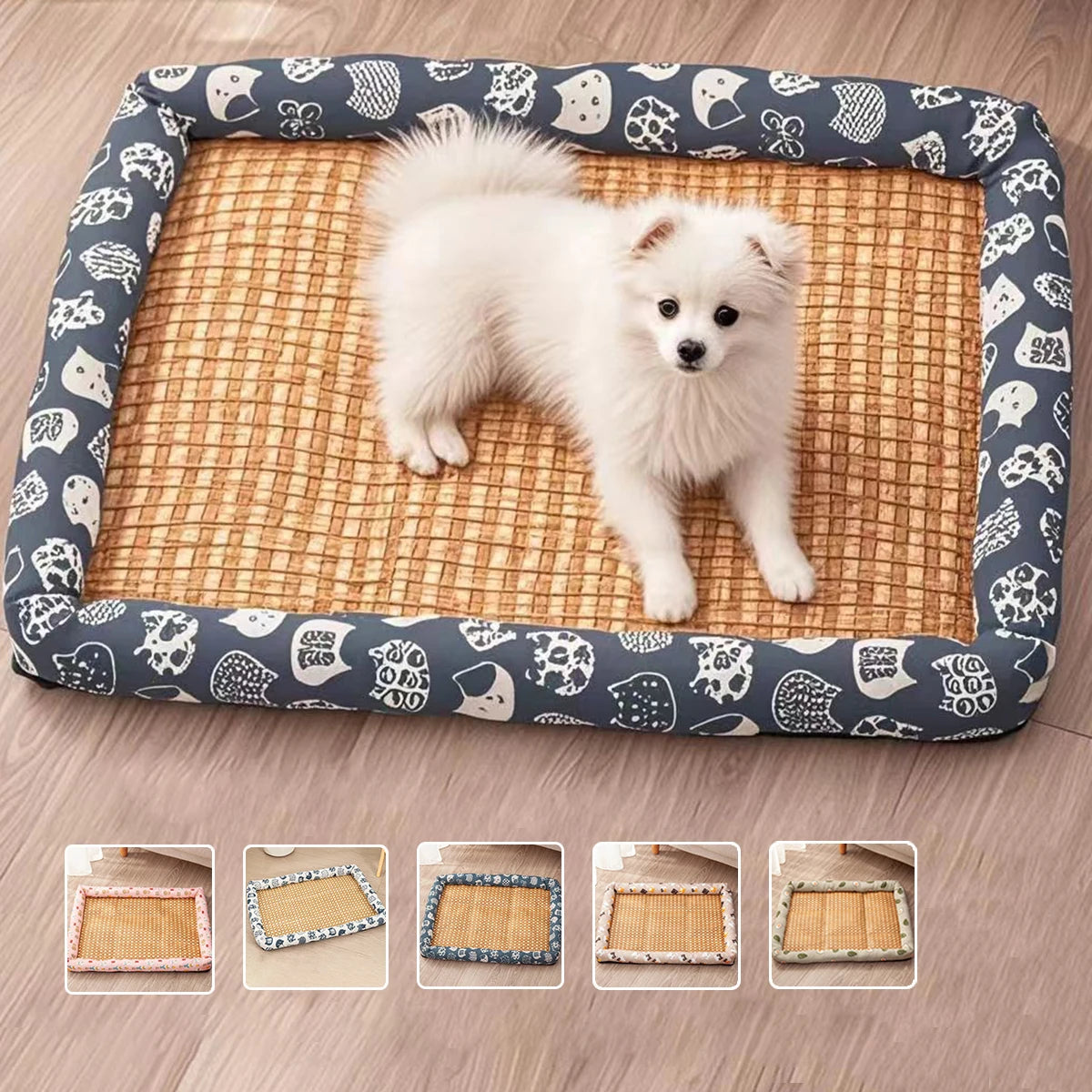 Large Dog Bed Mat Summer Cooling Matting Dog Cushion