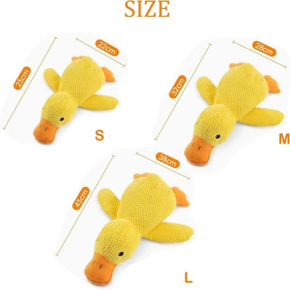 Cute Plush Duck Toy Dog Comfort Hug Pillow Interactive Dog Toy