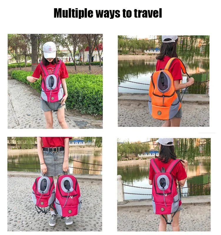 New Dog Pet Backpack Carrier Travel Bag Front Pack