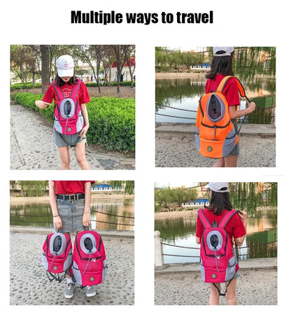 New Dog Pet Backpack Carrier Travel Bag Front Pack