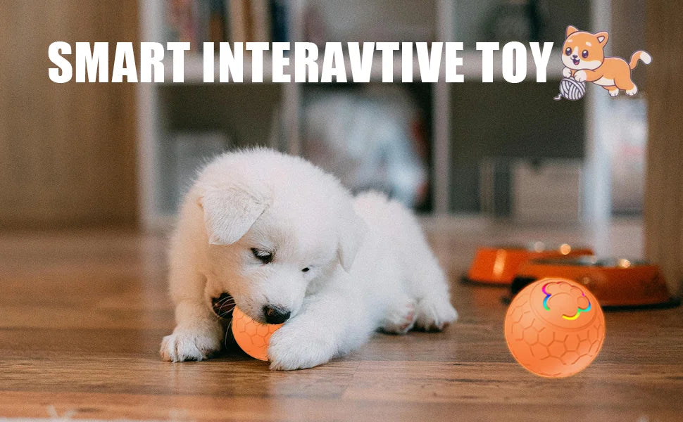 Smart Dog Toy Ball Electronic Interactive Pet Toy Ball