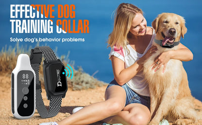 800m Digital Dog Training Collar Waterproof Rechargeable