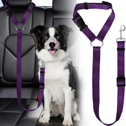 Pet Car Seat Belt, Nylon Leash, Rear Seat Belt