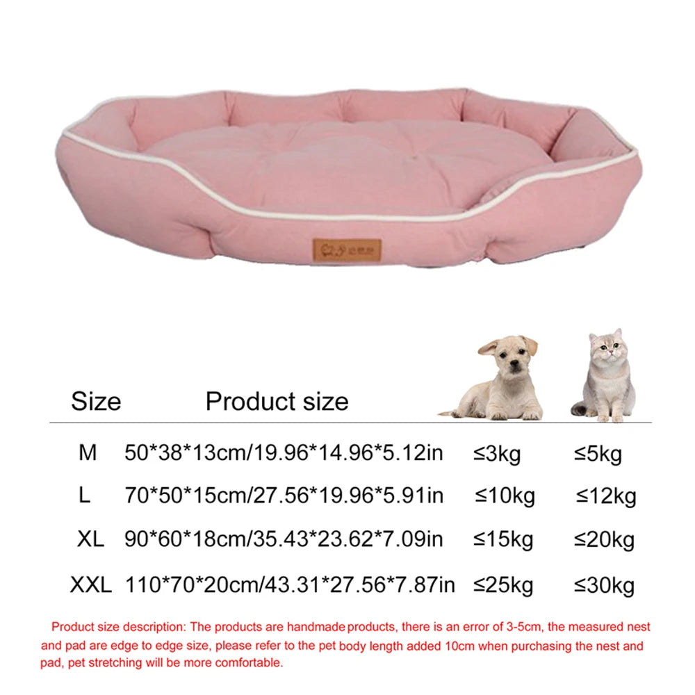 Four Season Square Dog Bed for Large Dog Mattress Bite-resistant