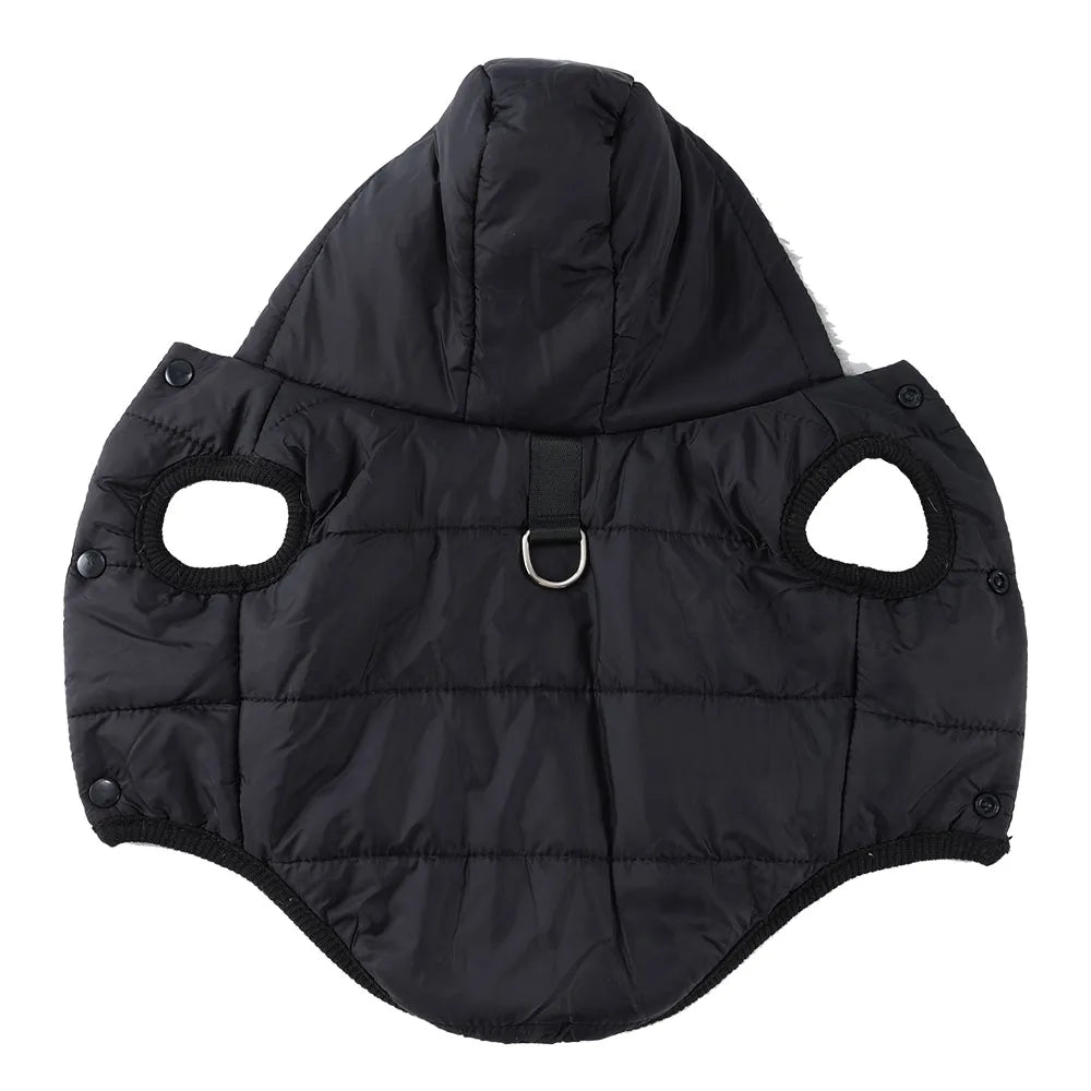Windproof Hooded Dog Jacket Coat For Small Medium Dogs