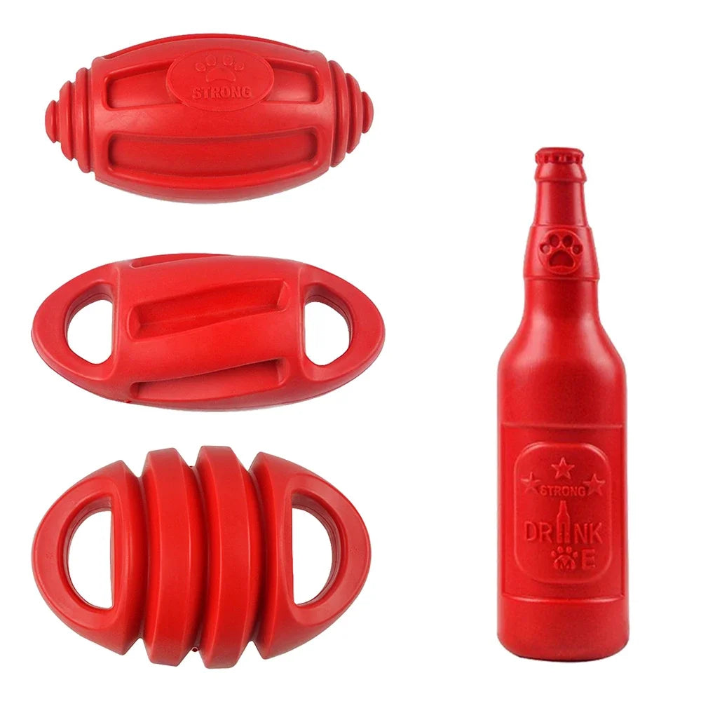 Safe Rubber Big Dog Toys for Aggressive Chewers Playing