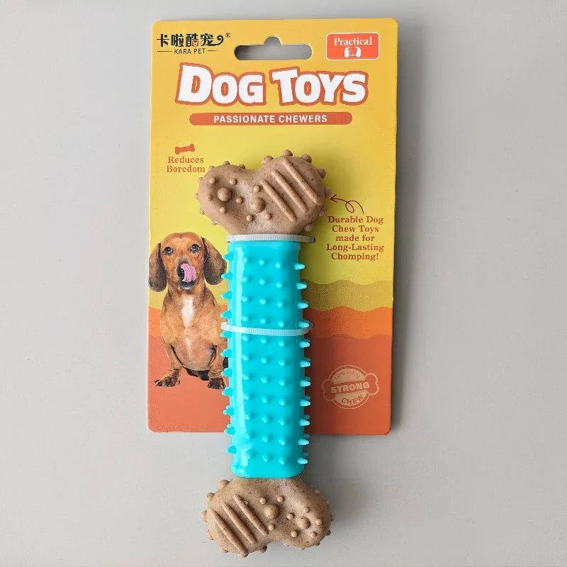 Dog Chew Toy Durable Bite-resistant Toy Bone-shaped Universal
