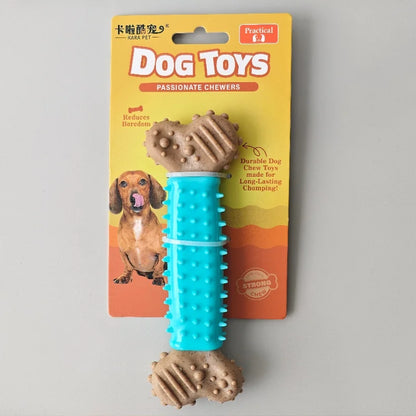 Dog Chew Toy Durable Bite-resistant Toy Bone-shaped Universal