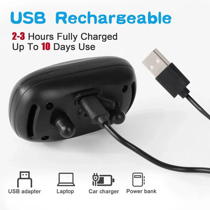 Pet Dog Anti Barking Device USB Rechargeable Dogs Training