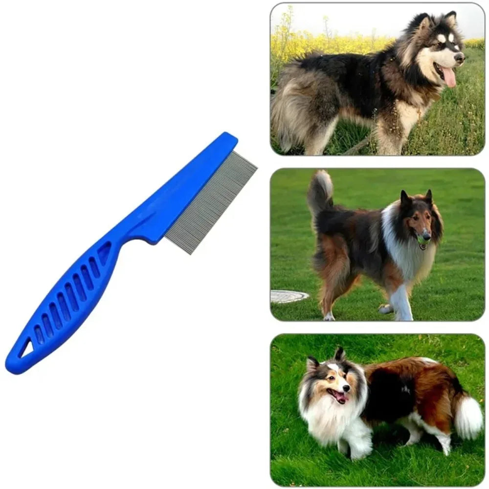 Pet Hair Shedding Comb Stainless Steel Flea Comb