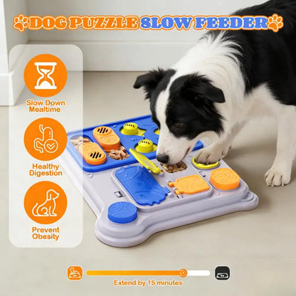 Dog Puzzle Toy & Pet Feeder  Treat Dispensing Toy