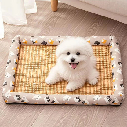 Large Dog Bed Mat Summer Cooling Matting Dog Cushion
