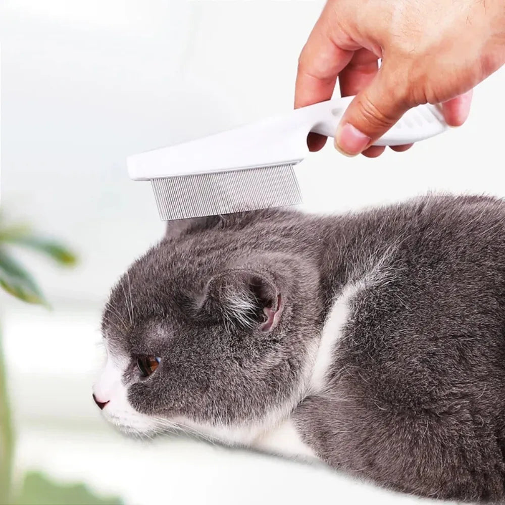 Pet Hair Shedding Comb Stainless Steel Flea Comb