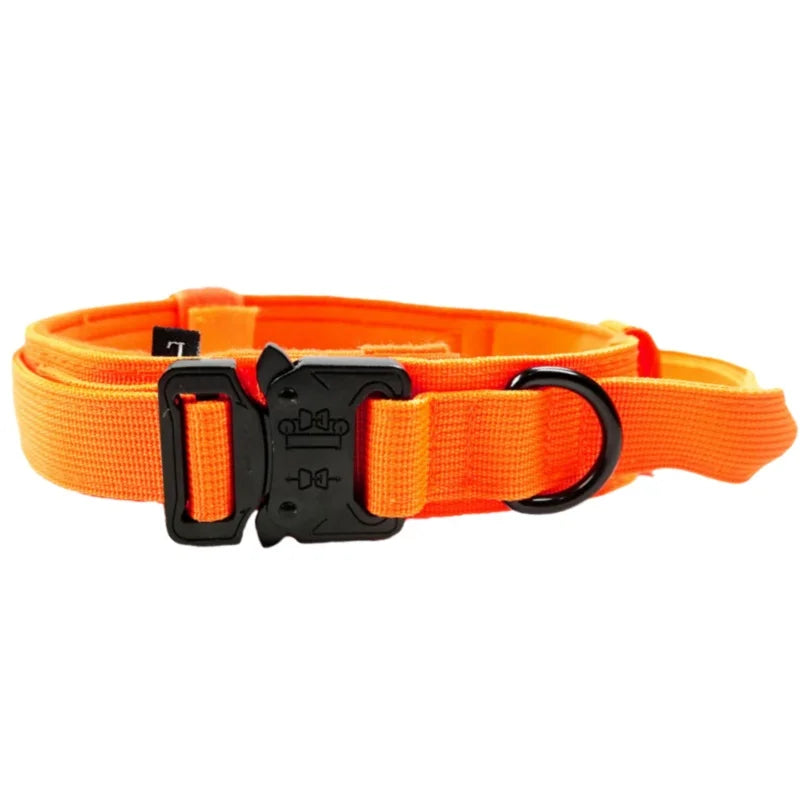 Outdoor Tactical Dog Collar Metal Buckle Collar for Dog Pet