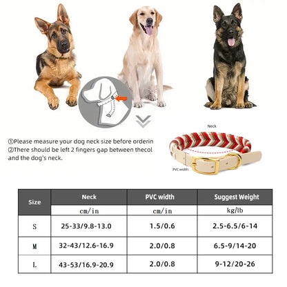 Durable Nylon Pet Dog Collar For Christmas Gifts