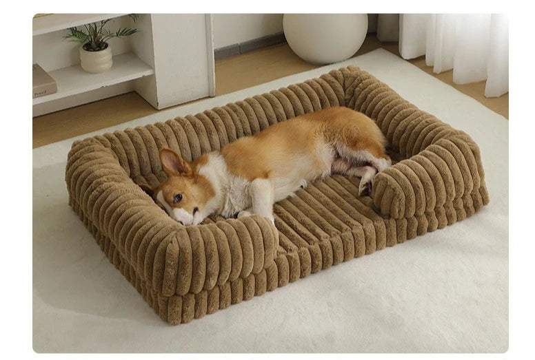 Calming Dog Bed Orthopedic Memory Foam Sofa Couch