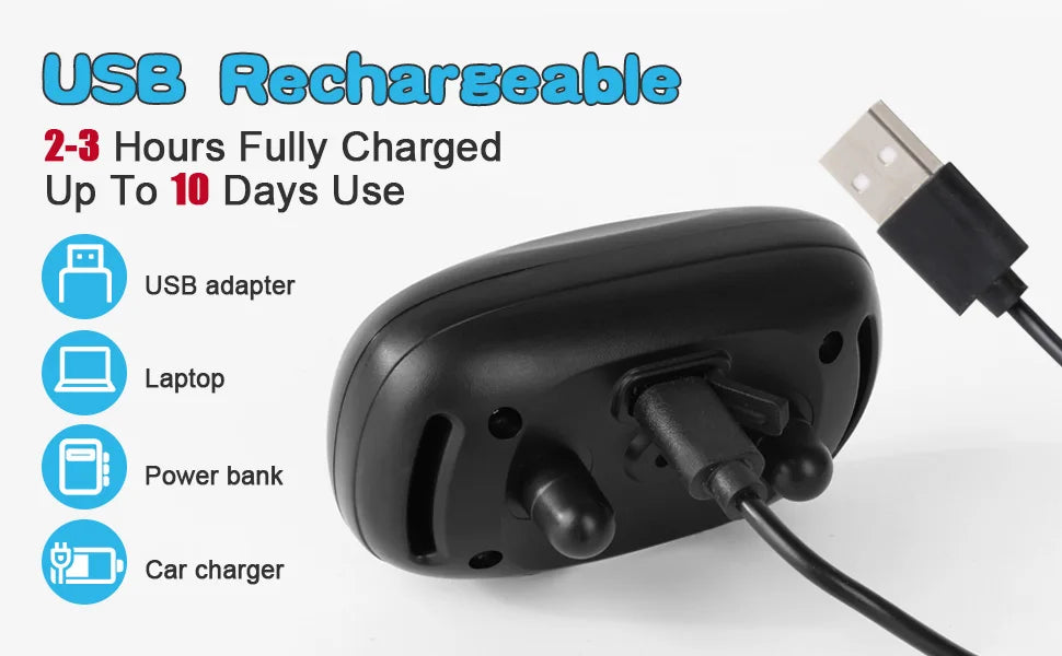 Pet Dog Anti Barking Device USB Rechargeable Dogs Training