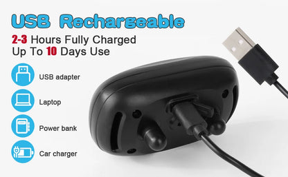 Pet Dog Anti Barking Device USB Rechargeable Dogs Training