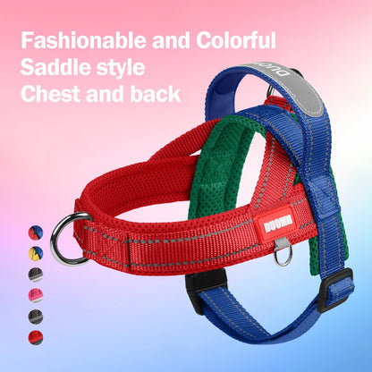 Dog Harness No Pull Saddle-Style Small Medium Dogs Walking