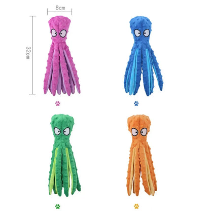 Pet Plush Toy Octopus Dog Interactive Toy