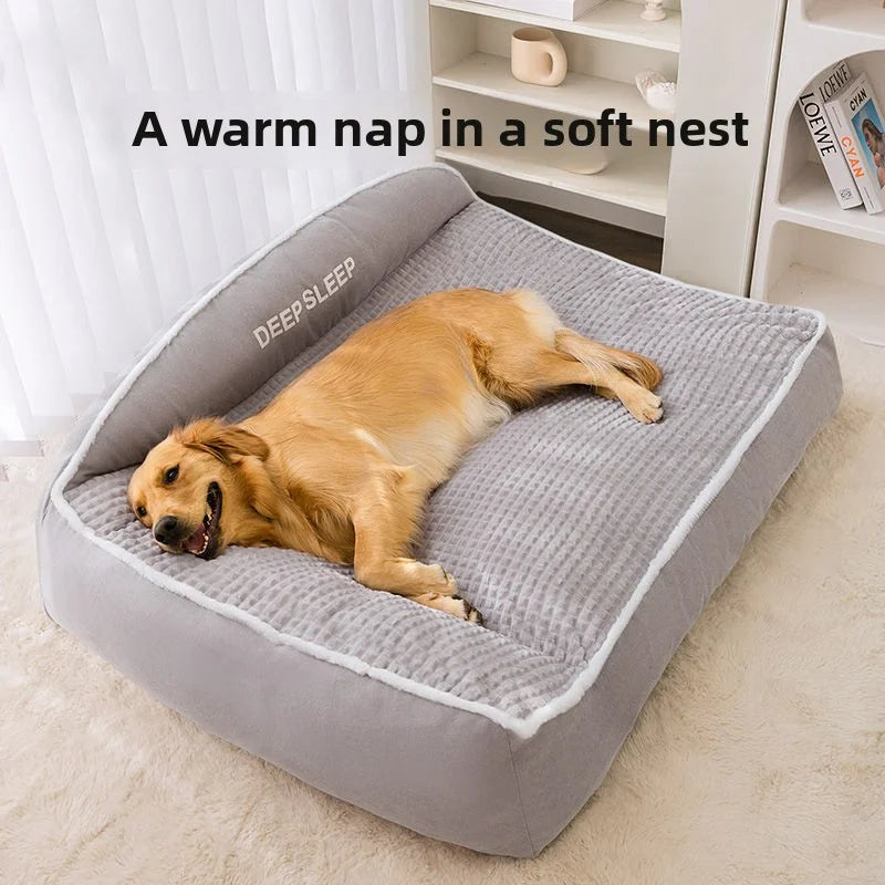 New Cat Bed Dog Pet Bed Kennel Non-Slip Winter Warm Small Dog