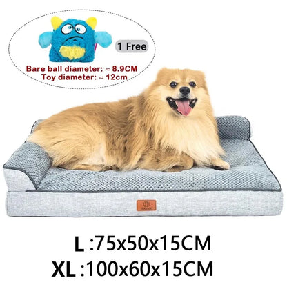 Dog Bed Memory Foam Mat Dog Accessories Waterproof
