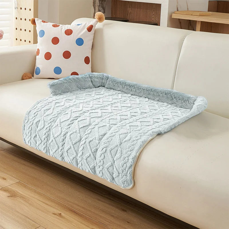 Thickened Pet Sofa Cushion Anti-Scratch Non-Slip Dog And Cat Sleeping Nest
