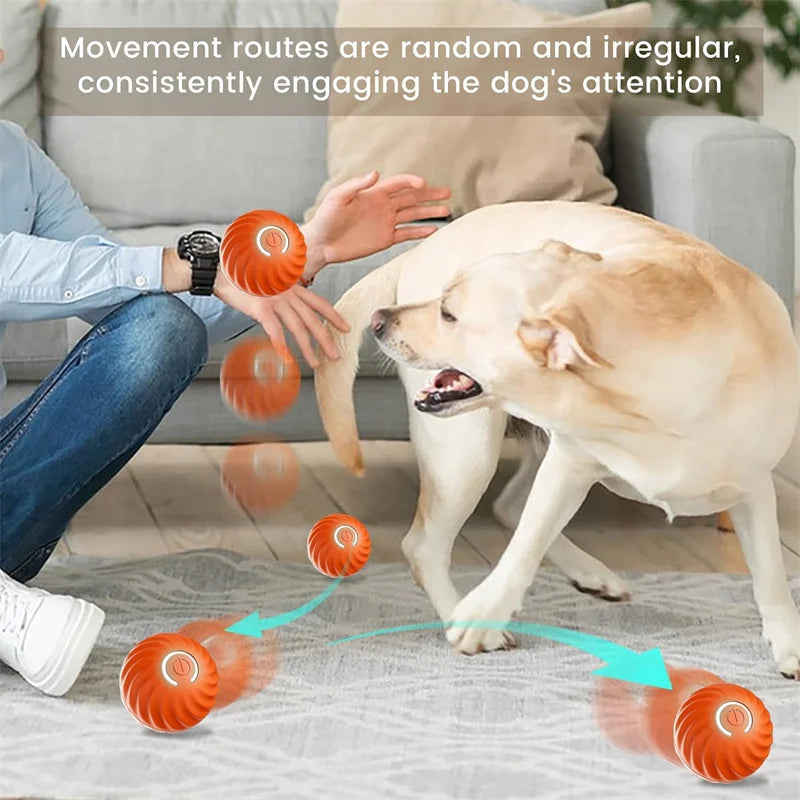Smart Dog Toys Ball Electronic Interactive Pet Toy Moving Ball