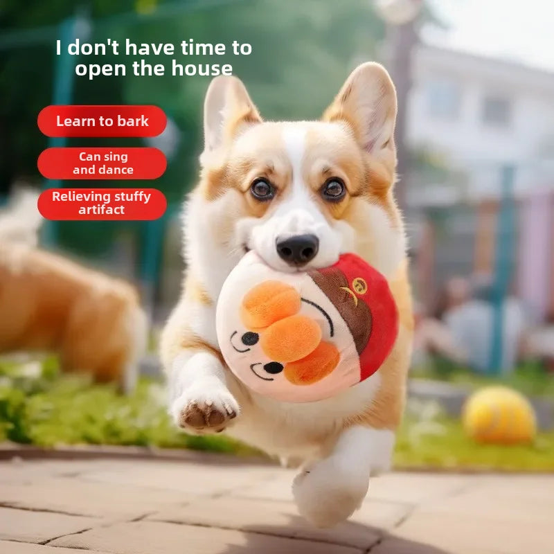 New Dog Toys Interactive Puzzle Electric Plush Jumping Ball