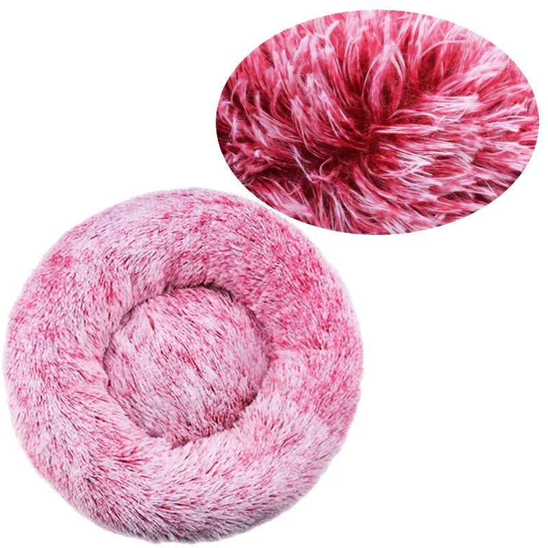 40-90cm 6 Sizes Round Pet Bed for Large Dog Bed Super Soft Cat Bed