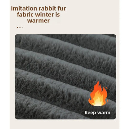 Rectangle Plush Dog Bed Winter Warm Mat Small Medium Big Pet Cat Dog