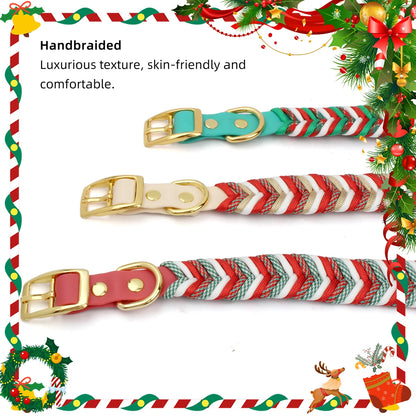 Durable Nylon Pet Dog Collar For Christmas Gifts