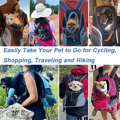 New Dog Pet Backpack Carrier Travel Bag Front Pack