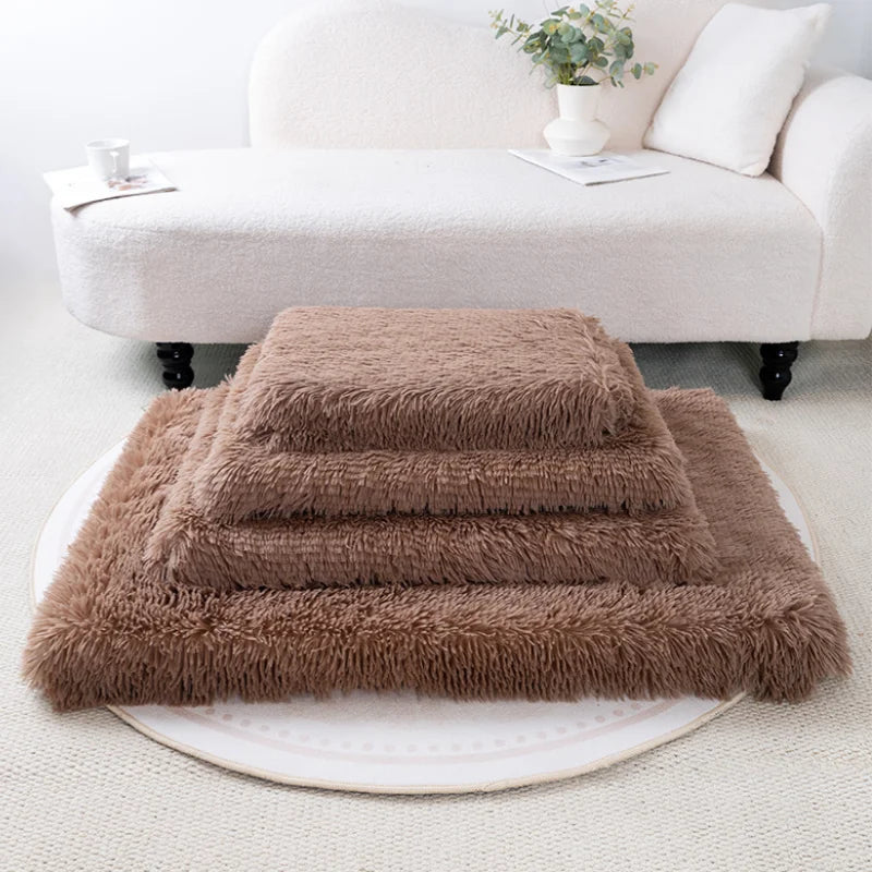 Dog Bed Super Soft Plush Cat Beds for Small Medium Large Dogs Removable