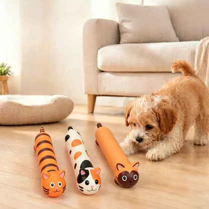 Pet Interactive Toy for Dog Cat Screaming Rubber Cartoon