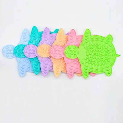 Silicone Turtle Shaped Dog Licking Mat