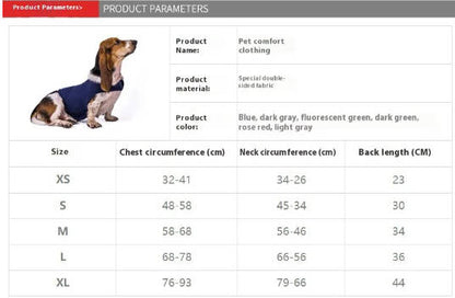 Best Anti Anxiety Dog Vest Stress Relief Calming Wrap Soft Comfortable Clothes