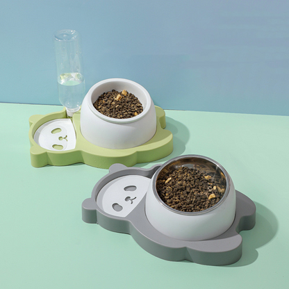 Panda Shaped Slow Feeder Dog Bowl