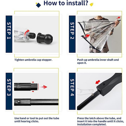 Dog Leash Umbrella